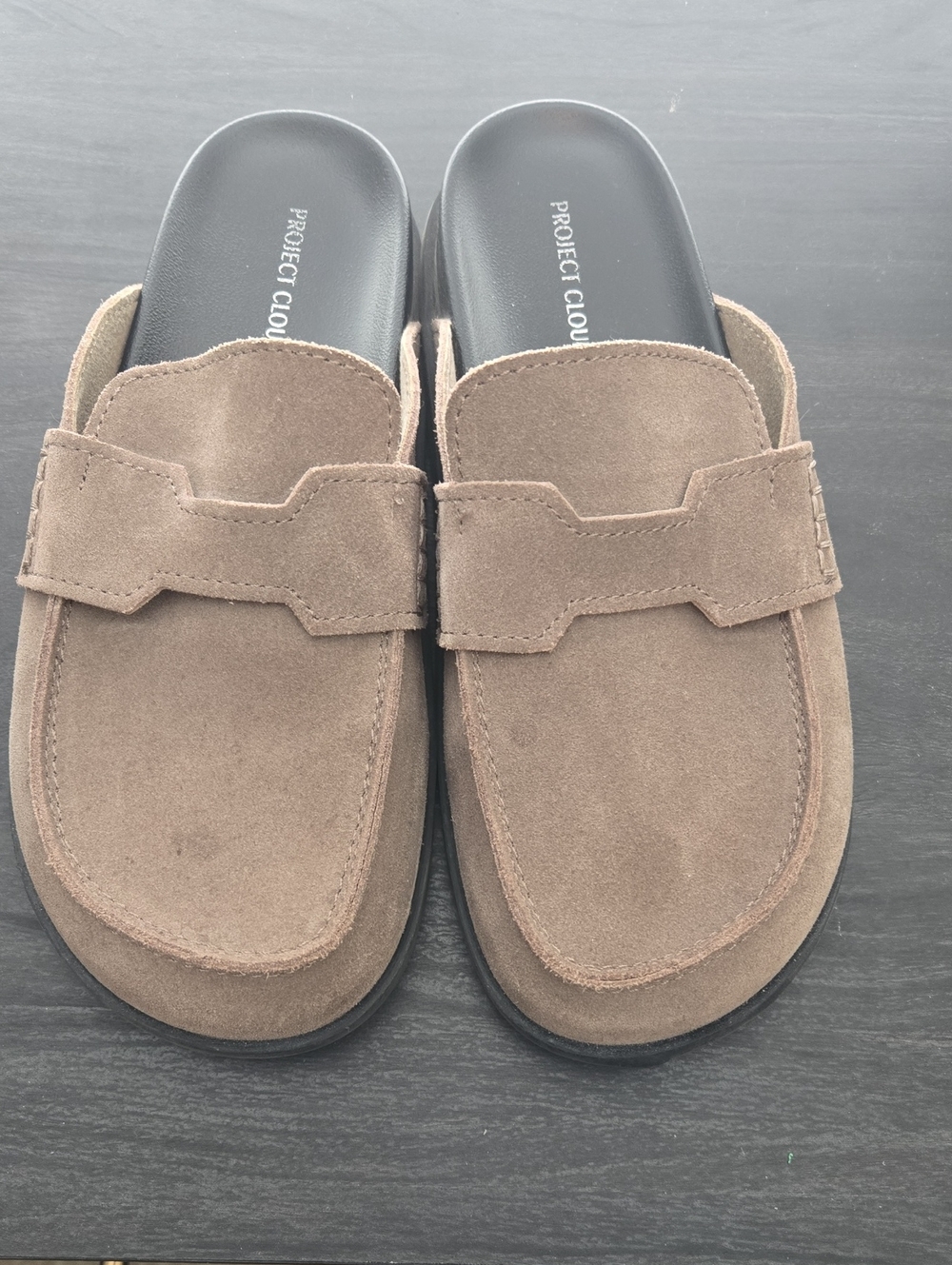 Project Cloud Suede Slip-On Loafers in Brown Sz 9